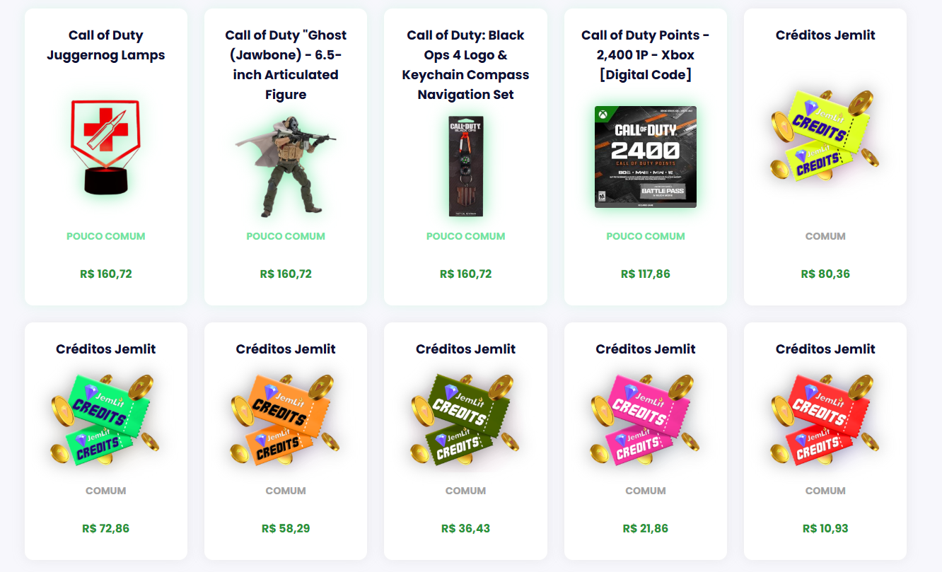 premios caixa misteriosa call of duty 4