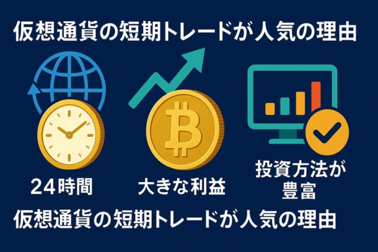 仮想通貨の短期トレードが人気の理由