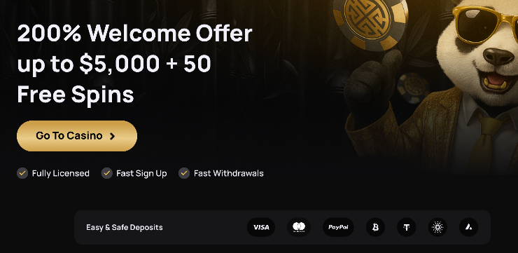 golden panda crypto gambling