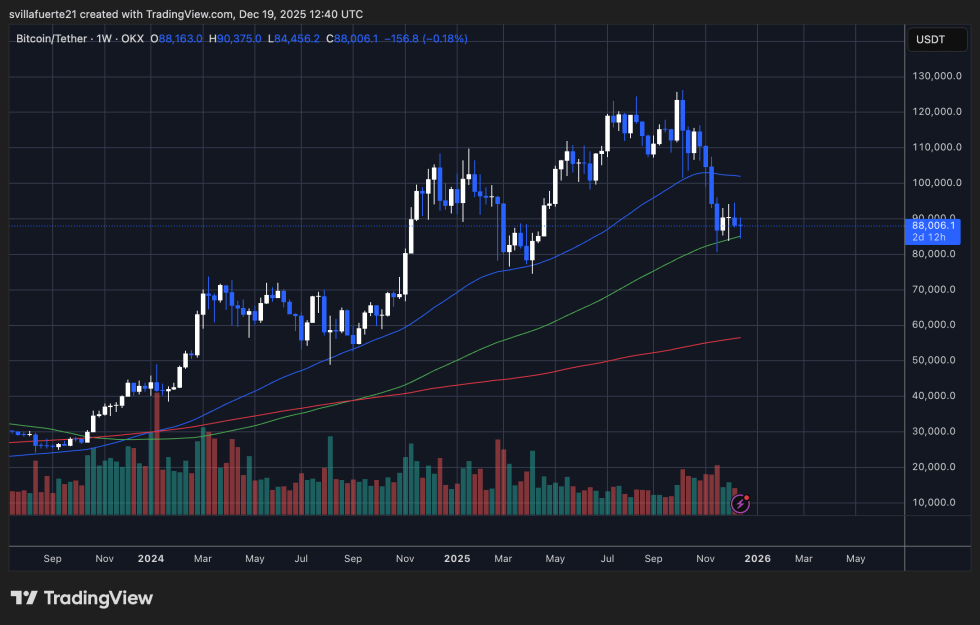 BTC consolidates around key support | Source: BTCUSDT chart on TradingView