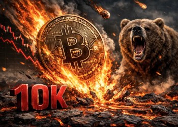 Bitcoin môže spadnúť na 10 tisíc dolárov