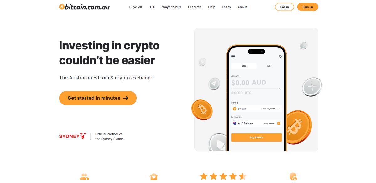Bitcoin.com.au - Beginner Friendly-Australian Platform