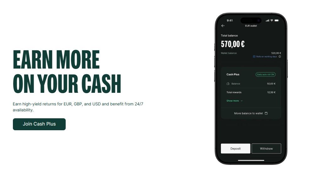 Cash Plus and Bitpanda Card