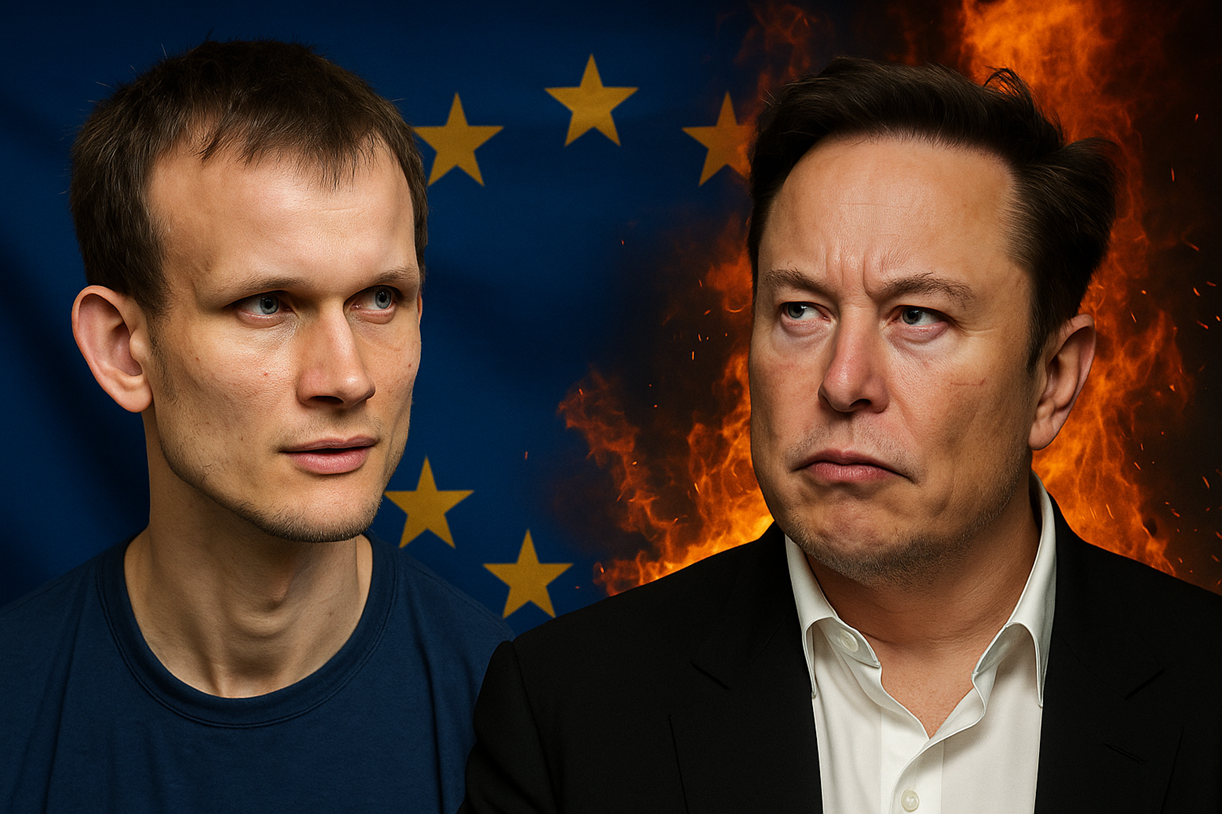 Ethereum Founder Slams Elon Musk As Anti-Europe Attacks Ignite