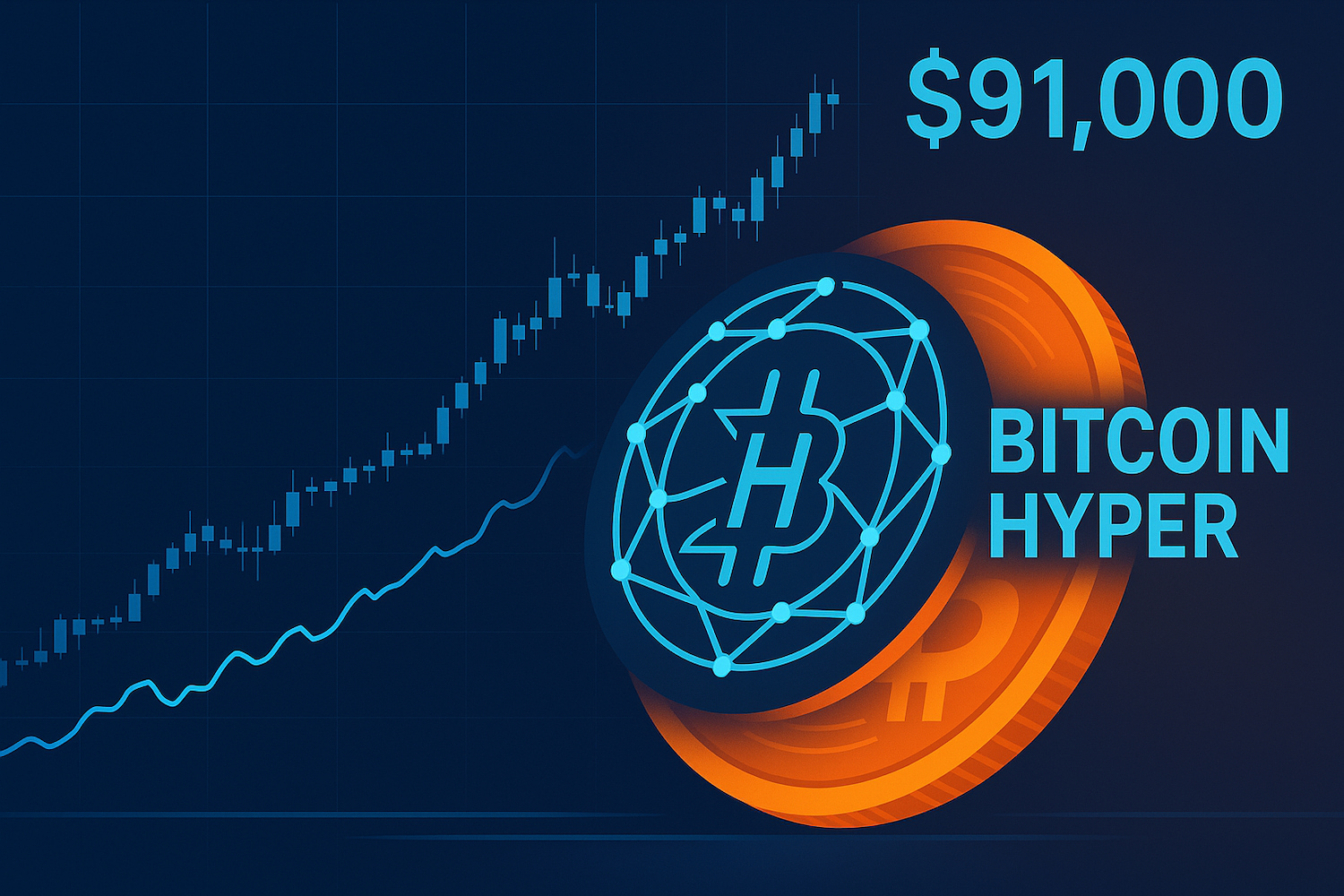 Bitcoin Hyper sasniedz 29 miljonus dolāru, bet Bitcoin atgūst 91 000 dolāru līmeni – kas gaida kriptovalūtu tirgu nākotnē?