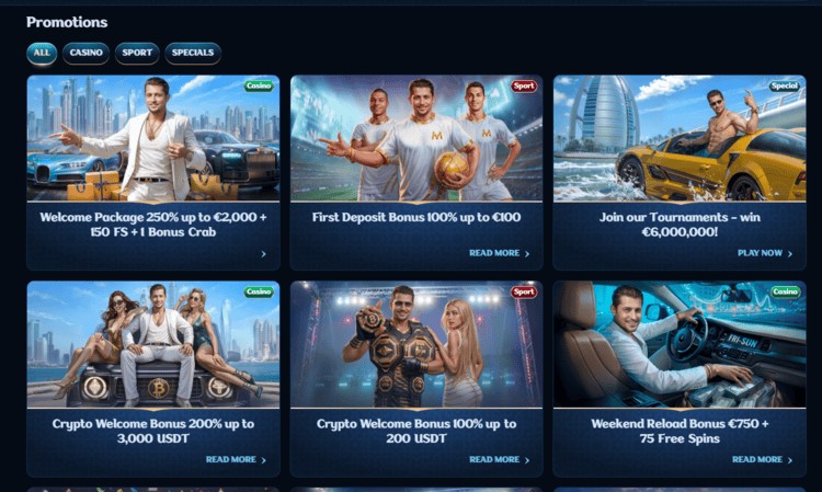 Millioner bonussen, 10 euro deposit casino
