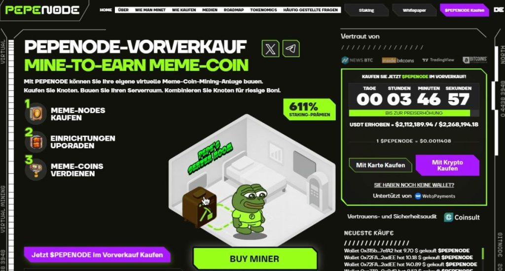 PepeNode als Alternative für Frühphasen-Chancen