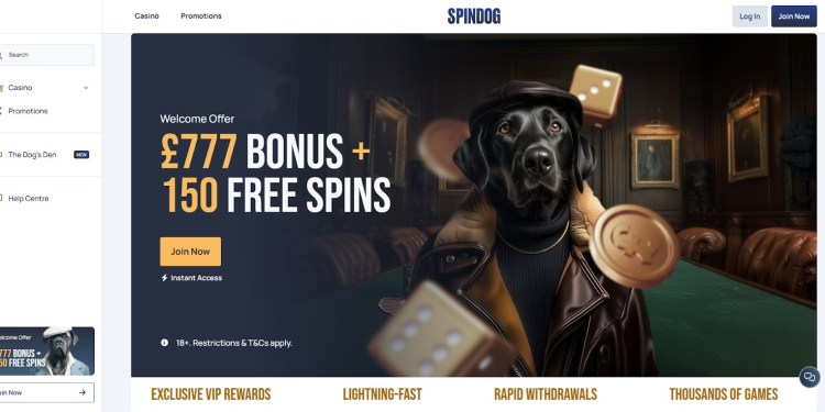 Spindog: Beste 10 euro deposit casino met jackpots en crypto-opties
