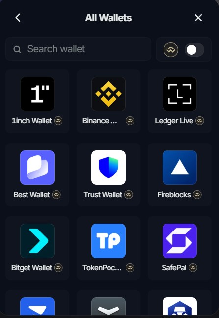 Step 3 - Connect Your Wallet Or Deposit Funds