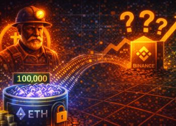 Bitcoin OG Moves 100,000 Ethereum To Binance, Raising Questions On Positioning