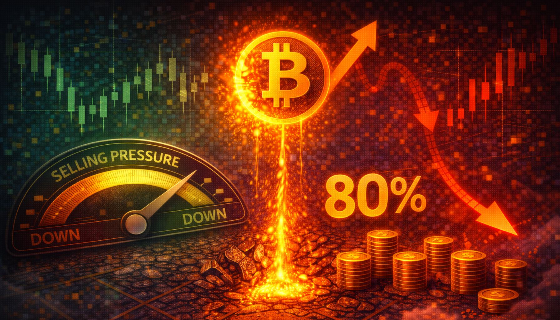Bitcoin Sees Post-Capitulation Conditions Align: Selling Pressure Falls 80%