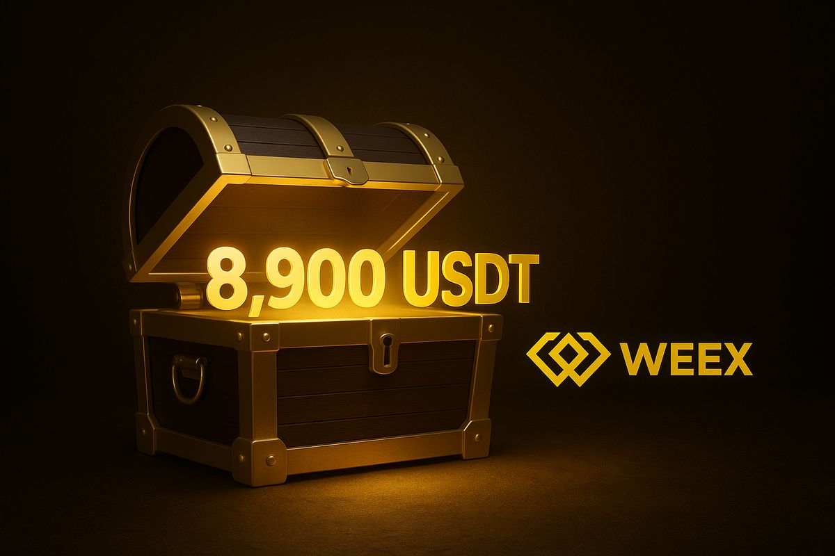 WEEK แจกโบนัสเทรดฟิวเจอร์ส 8,900 USDT สำหรับสมาชิกใหม่!