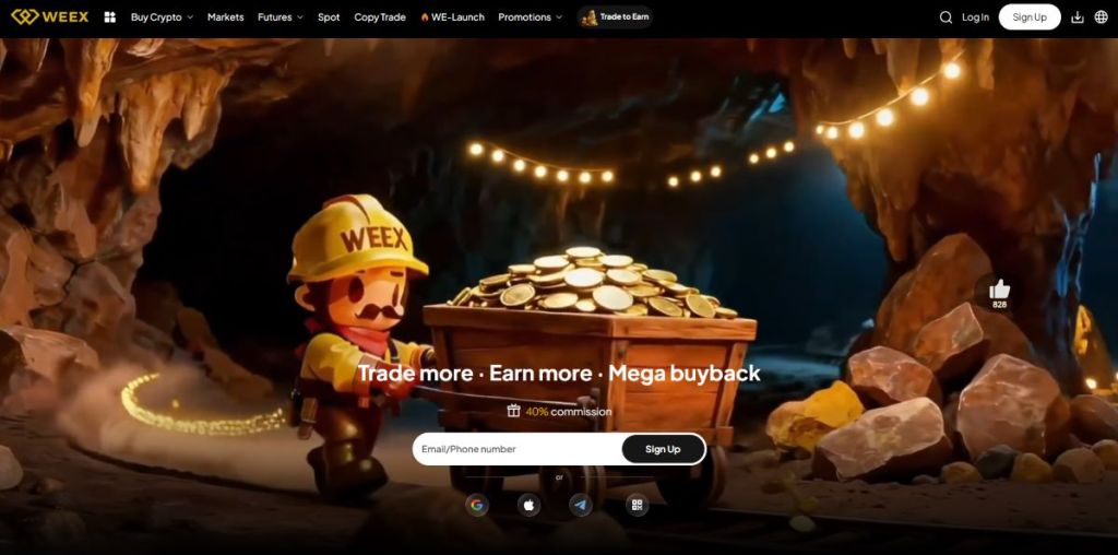 Weex – Wide Selection of Launchpad Coins