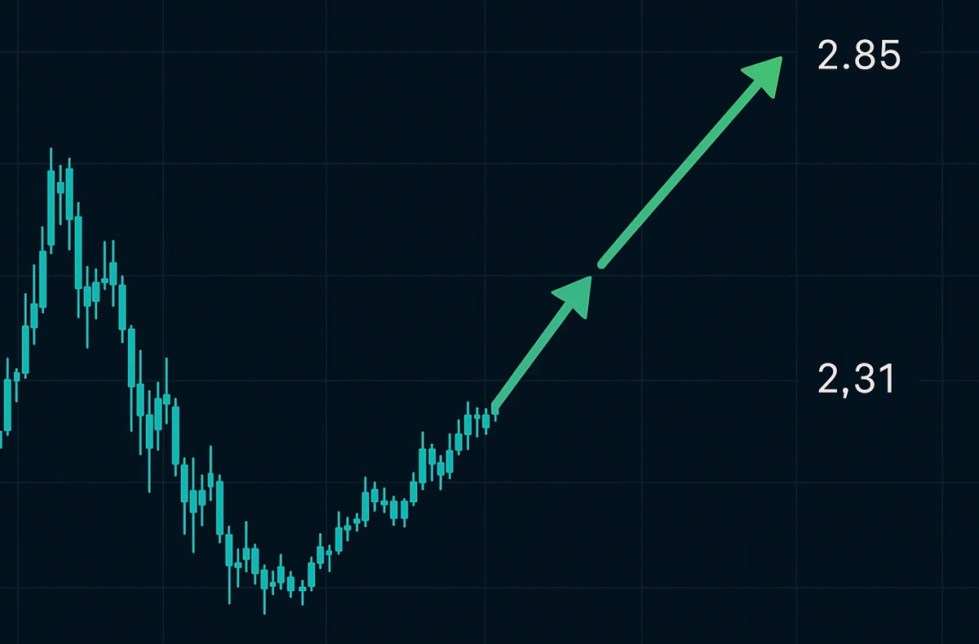 リップル 今後:短期で2.31ドルを目標、12月には2.85ドルの可能性