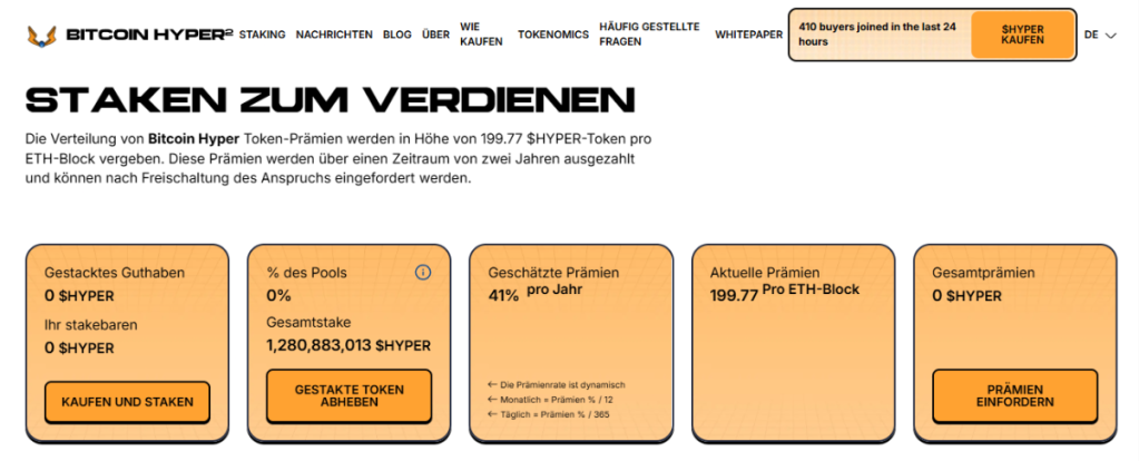 Presale-Daten und Tokenomics wirken wie ein Timing-Signal