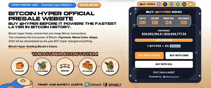 bitcoin hyper top predpredaj 2025