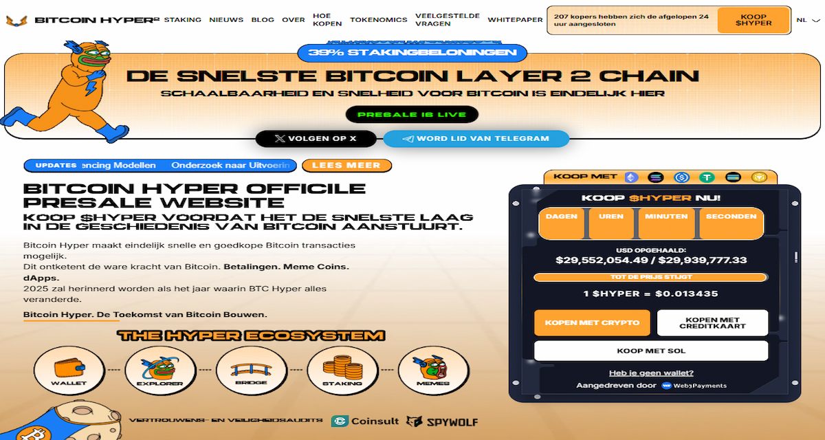 Bitcoin nieuws presale: Bitcoin Hyper als funnel op het Bitcoin-schaalbaarheid verhaal