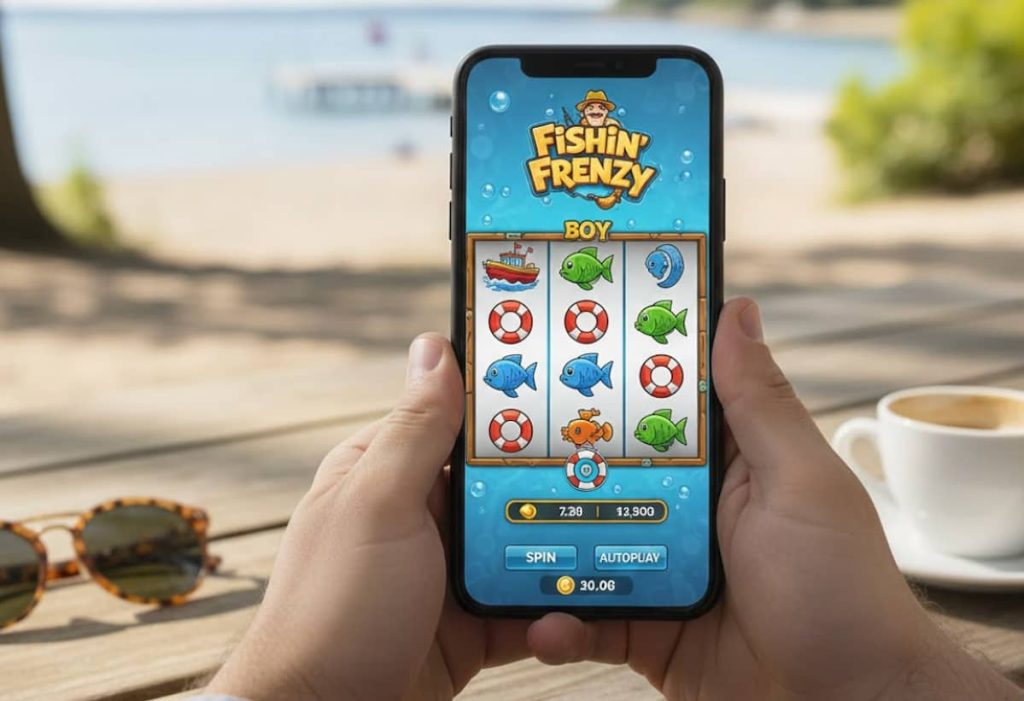 Playing Fishin’ Frenzy Slot on Mobile