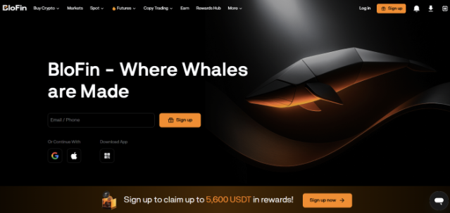 BloFin exchange Australia is where whales are made.
