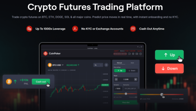 CoinFutures: a crypto binary options trading platform