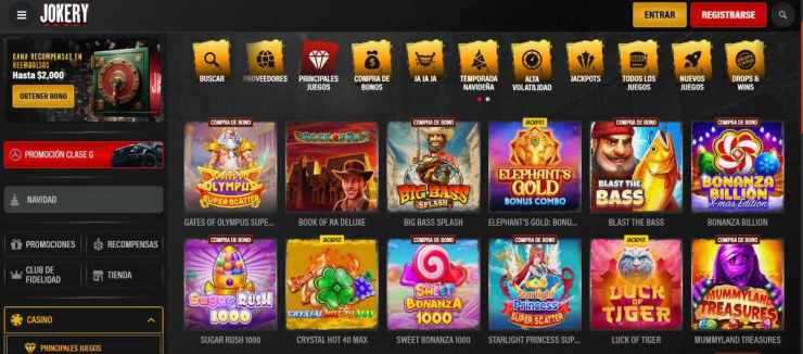 Jokery ofrece miles de juegos de casino online