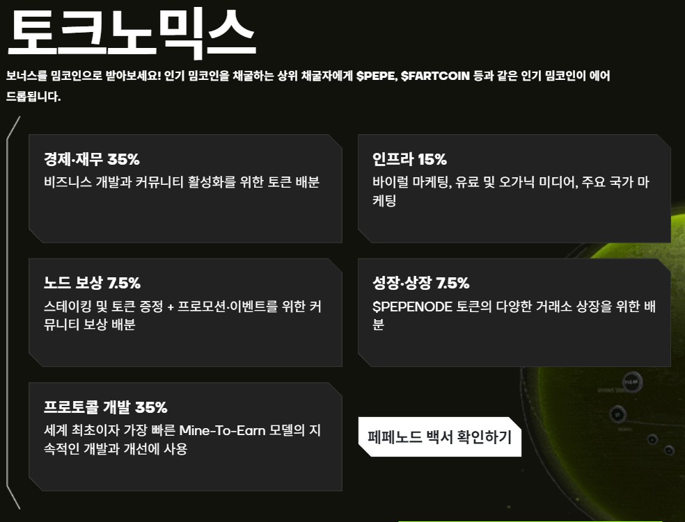 페페노드 토크노믹스