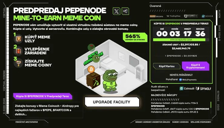 pepenode top criptomenia v predpredaji