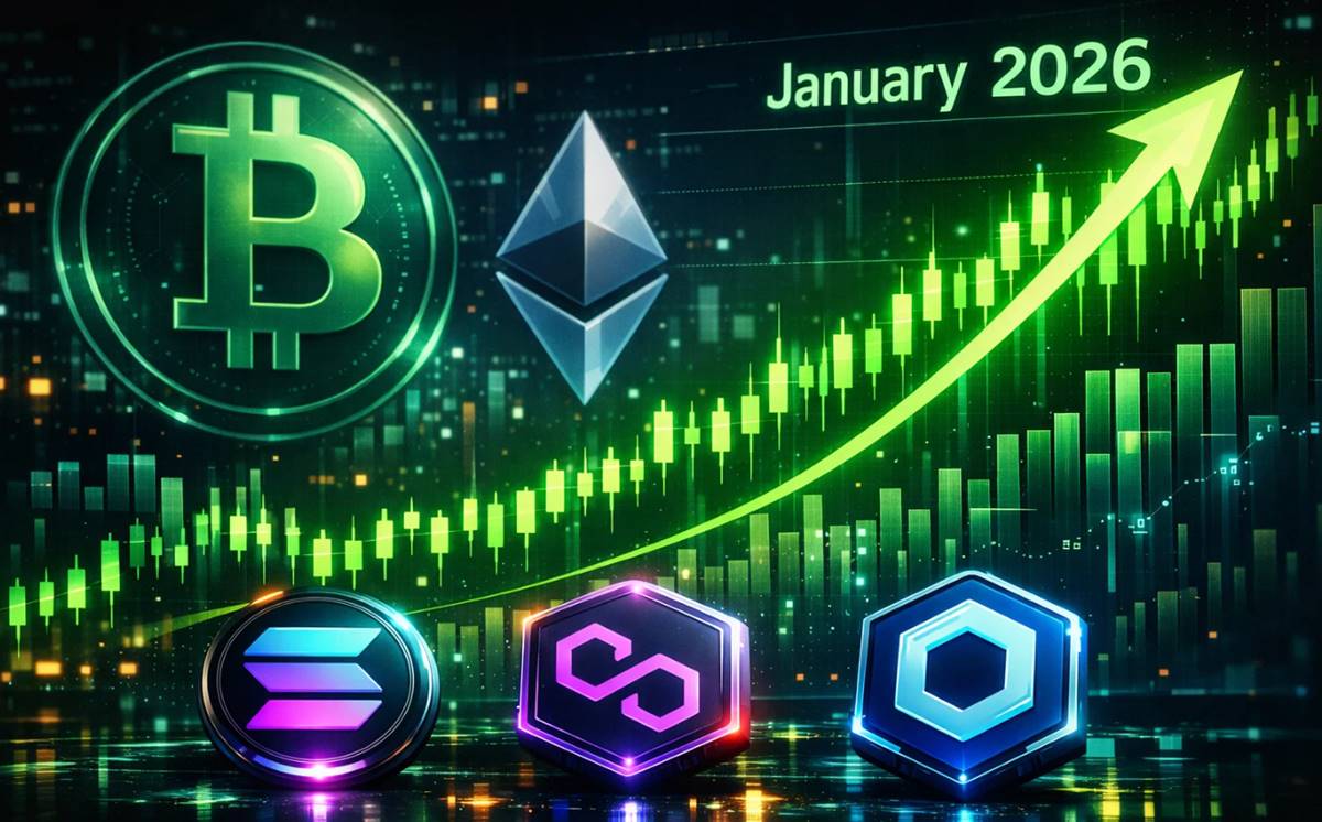 仮想通貨相場が力強く回復、1月の強気相場到来か　注目のアルトコイン