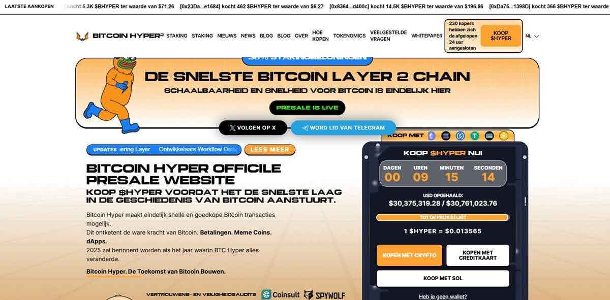 Bitcoin Hyper Als Alternatief Voor Onzekere Bitcoin En Ethereum Koers