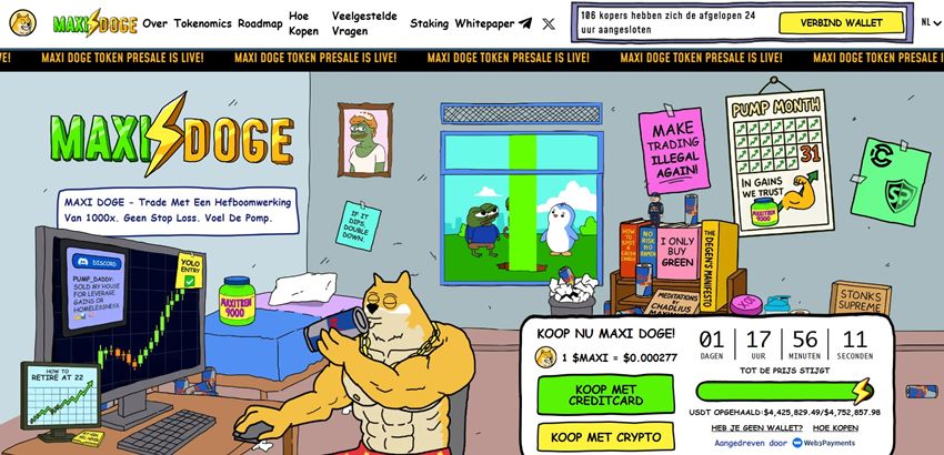 Maxi Doge (MAXI) naast het Cardano ETF verhaal presale met groeipotentieel