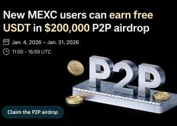 New MEXC users can earn free USDT in $200,000 P2P airdrop