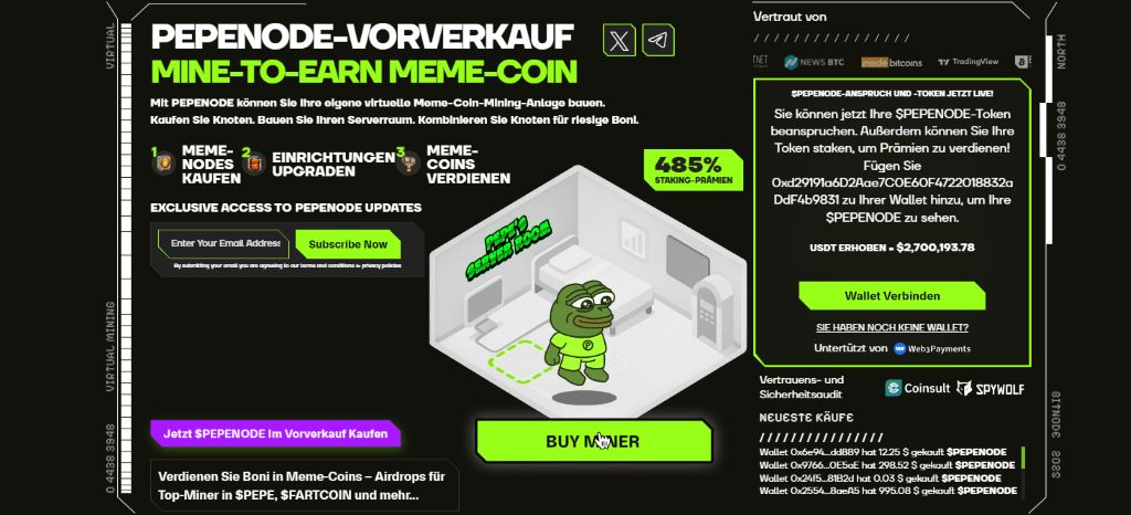 Pepenode presale