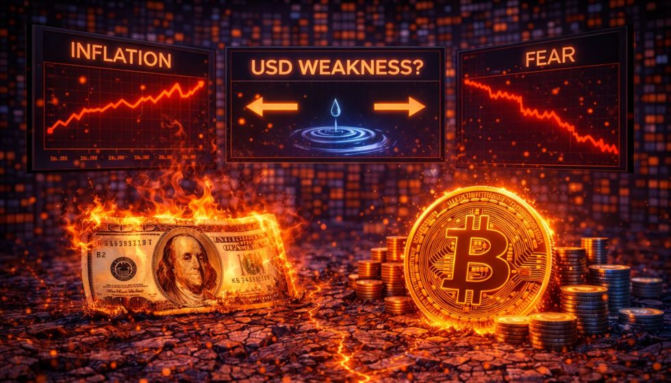 The Myth Of USD Weakness Boosting Bitcoin: Inflation, Liquidity, Or Fear Changes The Outcome