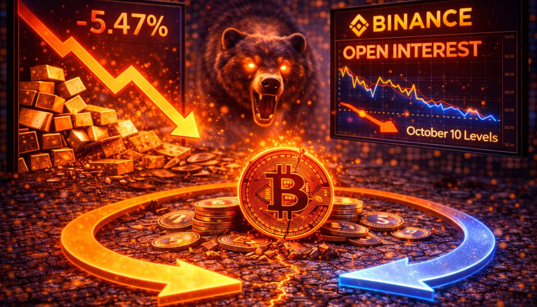 Global Sell-Off Hits Metals And Crypto As Binance Open Interest Returns To Pre–October 10 Levels