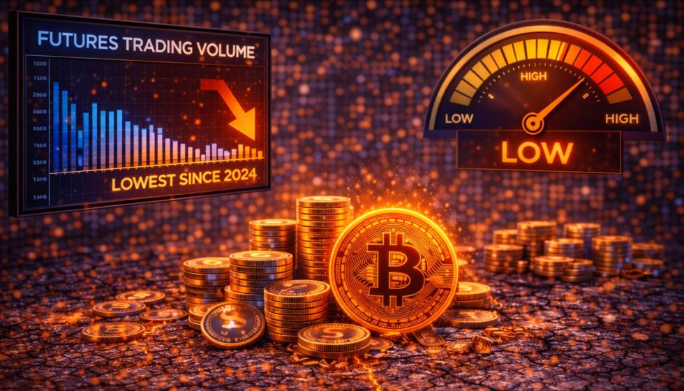 Bitcoin Futures Trading Volume Falls to Lowest Monthly Level Since 2024
