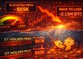 Short-Term Bitcoin Holders Return To Losses Despite Elevated Price Levels – Details