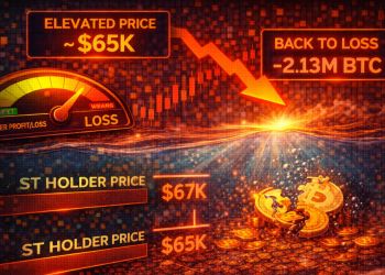 Short-Term Bitcoin Holders Return To Losses Despite Elevated Price Levels – Details