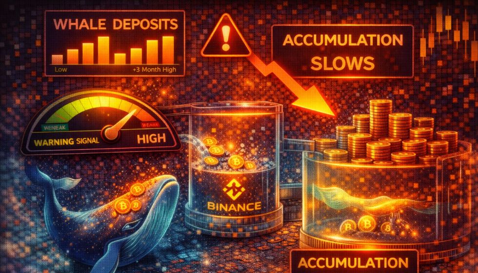 Bitcoin Warning Signal Emerges: Whale Deposits Rise And Accumulation Slows