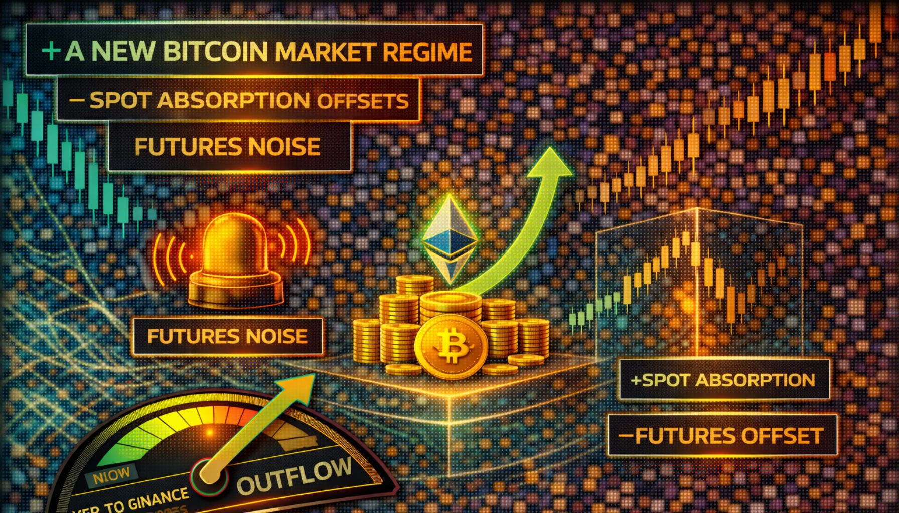 Un nouveau régime de marché Bitcoin: l'absorption des points offset le bruit des futures - BitCoinist | Related Crypto Article