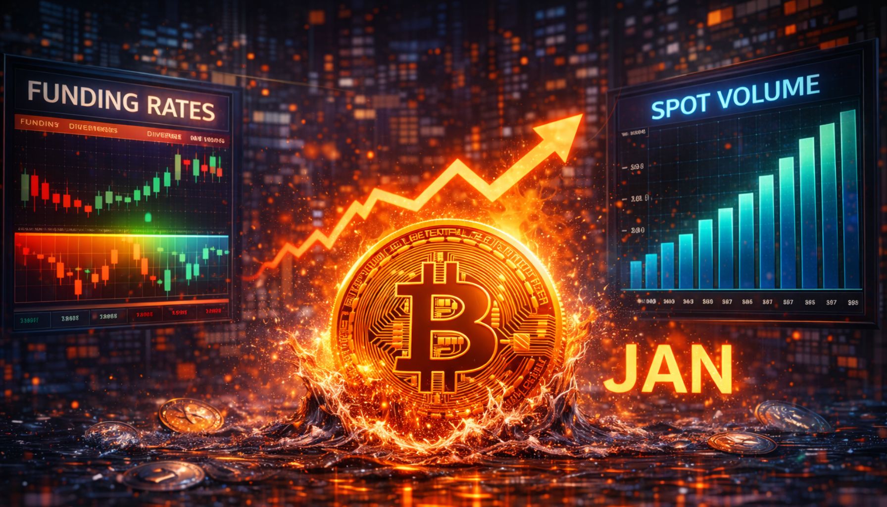 Bitcoin Recovers In January: Funding Divergence Points To A Spot-Driven Market - BitCoinist | Related Crypto Article
