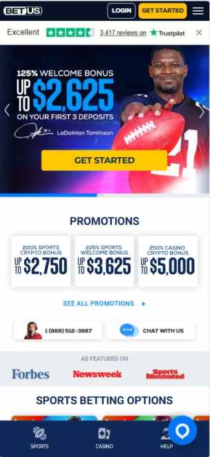 Offshore online poker site BetUS