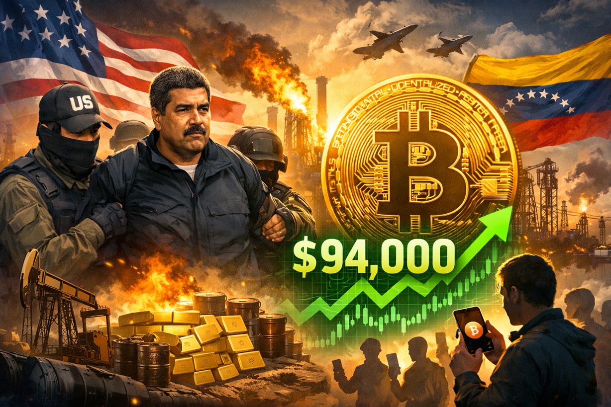 美 베네수엘라 타격에도 비트코인 9만4천달러 강세... 