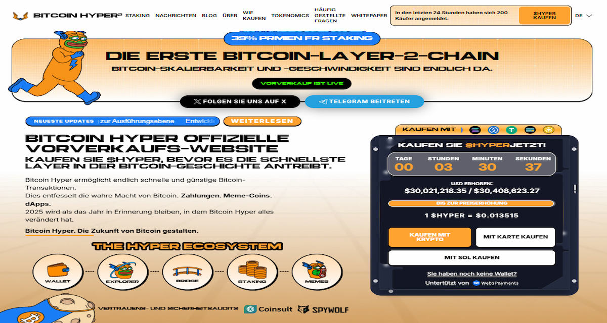 Was ist Bitcoin Hyper (HYPER)?