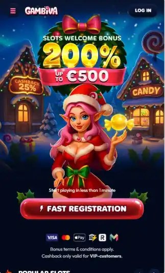 Screenshot of Starburst Not on GamStop Gambiva casino