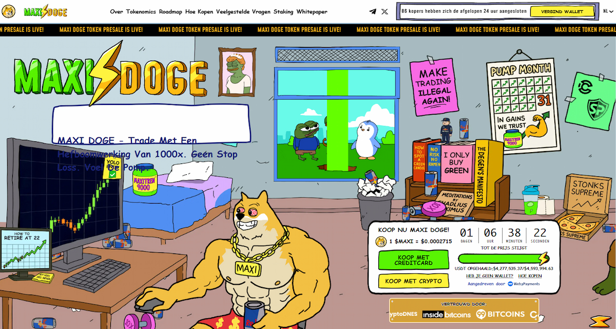 Maxi Doge: Presale Token Met Potentieel