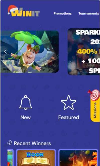 Mobile Screenshot WinIT Betting App Not On Gamstop