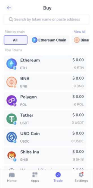 วิธีซื้อคริปโต บน Best Wallet