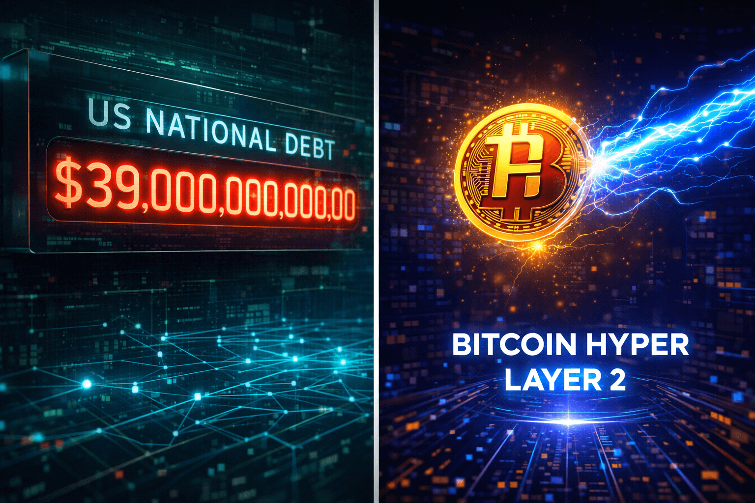 US Debt Spiral Eyes $39T: Why Bitcoin Hyper ($HYPER) Is The Hedge to Watch