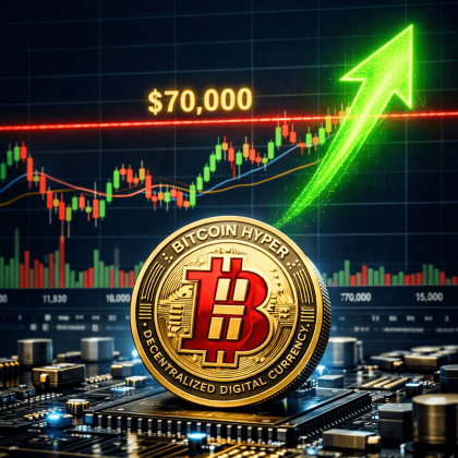 Bitcoin Hovers Below $70K – Breakout Soon or is $HYPER a Safer Bet?