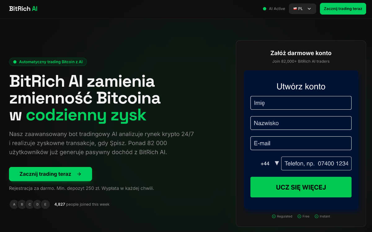 BitRich Strona główna